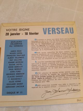 Horoscopo 1968 - Vintage