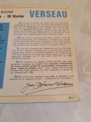 Horoscopo 1968 - Vintage