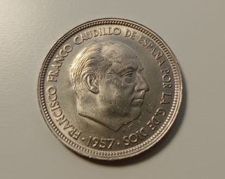 Moneda 50 Pesetas 1957*59 Franco