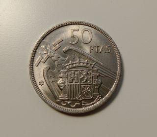 Moneda 50 Pesetas 1957*59 Franco