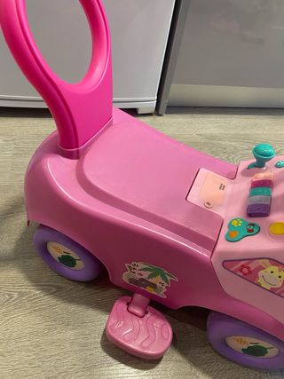 Andador musical infantil rosa