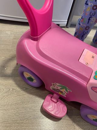 Andador musical infantil rosa