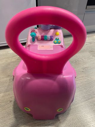 Andador musical infantil rosa