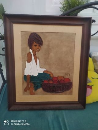 Cuadro antiguo REMS - Impasto
