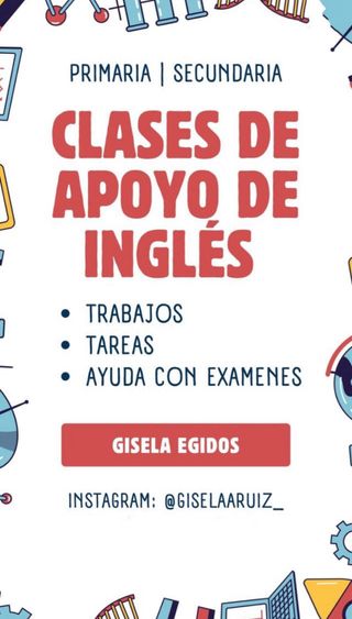 Clases particulares de Inglés On line o Presencial