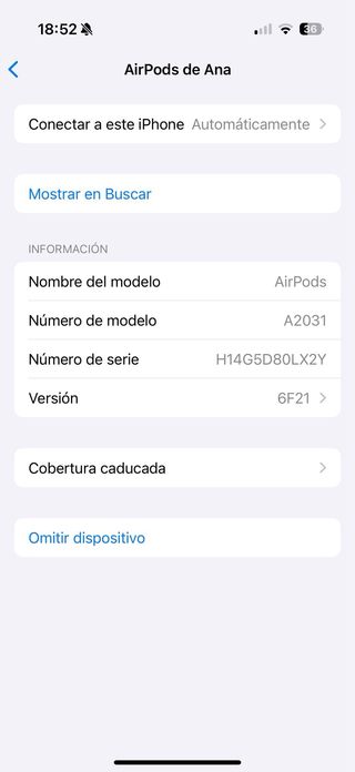 Airpods Apple blancos