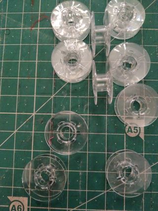 25 canillas máquina de Coser 22mmx7mm 25ud