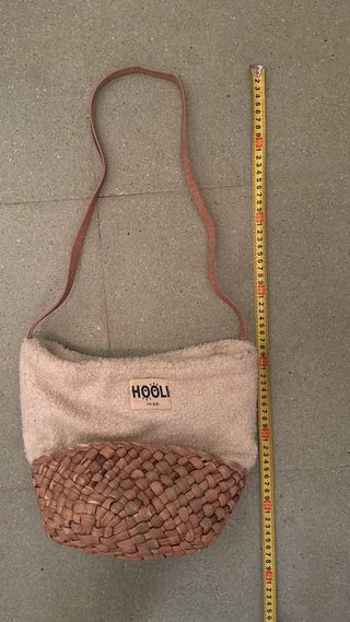 Bolso HOOLI beige y marrón