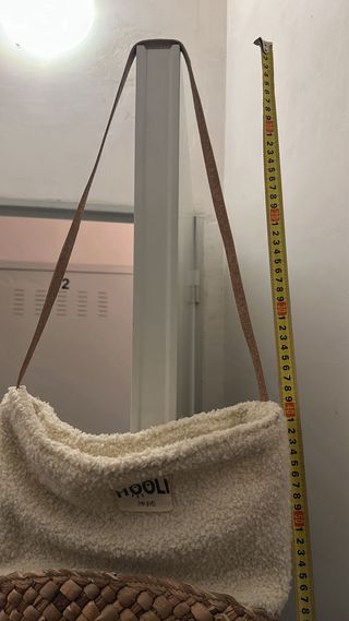 Bolso HOOLI beige y marrón