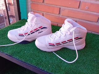 Zapatillas Fila blancas altas