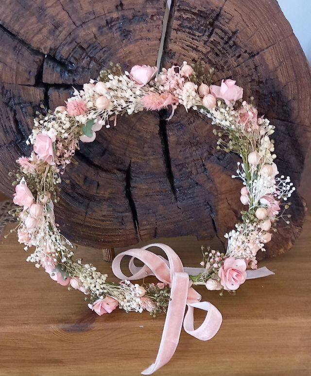 Coronita flores niña eventos