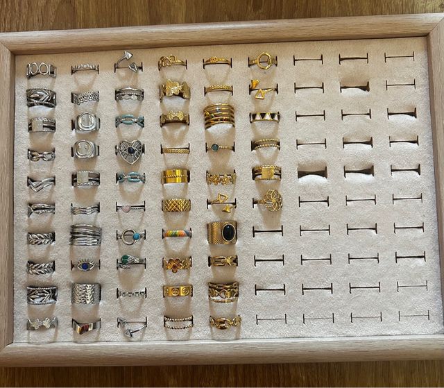 Anillos Acero - Dorados y Plateados