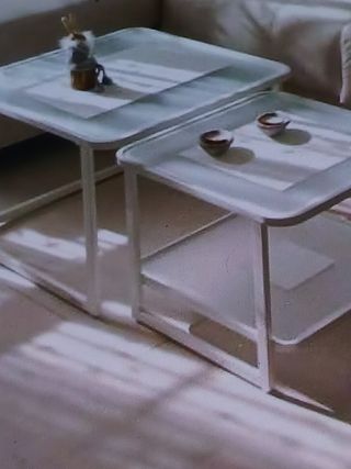 Mesas centro nuevo cristal, metal con luces Led