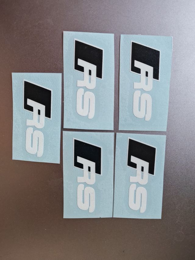 5 Pegatinas Audi RS