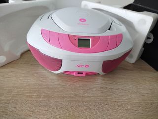 Boombox SPC rosa - Radio CD MP3