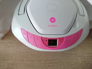 Boombox SPC rosa - Radio CD MP3
