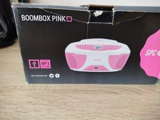 Boombox SPC rosa - Radio CD MP3