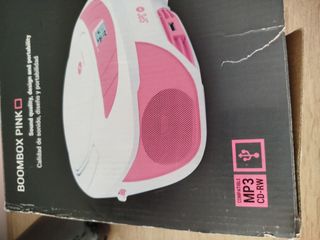 Boombox SPC rosa - Radio CD MP3