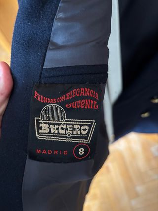 Chaqueta comunión niño azul marino