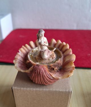 3 statue sirene conchiglie | Ceramica
