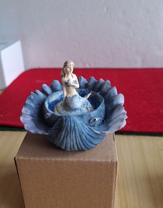 3 statue sirene conchiglie | Ceramica