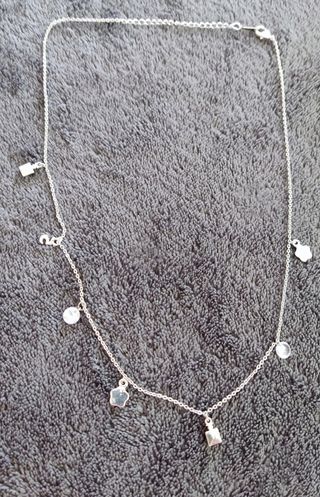 Gargantilla plateada - Colgantes
