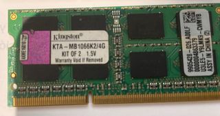 Apple IMAC Lote de Memorias Ram DDR3
