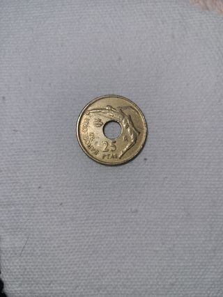 25 Ptas. Moneda Olimpiadas Barcelona 92.