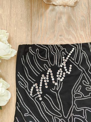 Top nero spalle scoperte tg XS