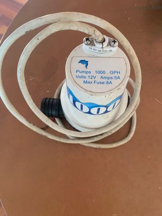 Bomba achique 1000GPH 12V