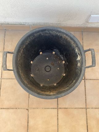 Macetas grandes de plástico de 45 litros