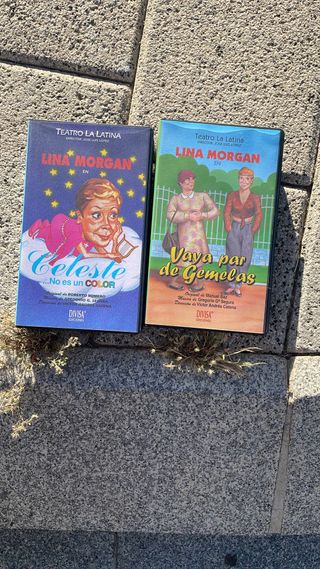 VHS Lina Morgan: 2 Comedias