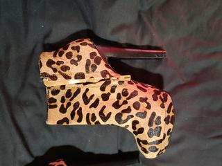 Tacones Zara leopardo 38