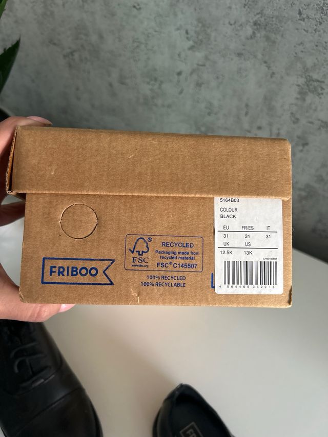 Zapatos Friboo niño - negros Talla 31