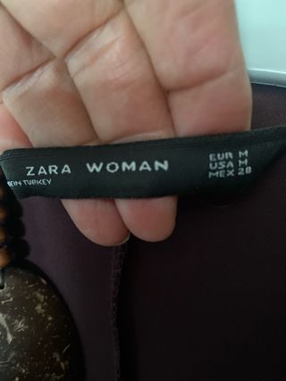 Vestido Zara marrón - Talla M