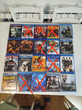 20 Películas Blu-ray Variadas