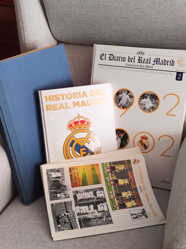 Cinco libros Real Madrid