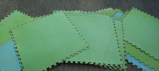 Lote 4 planchas espuma eva gimnasio 80cms por 80