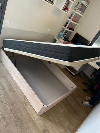 Canapés cama matrimonio blanco y negro