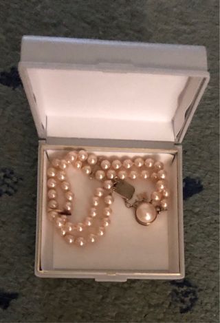 Pulsera de perlas majóricas bañada en oro 