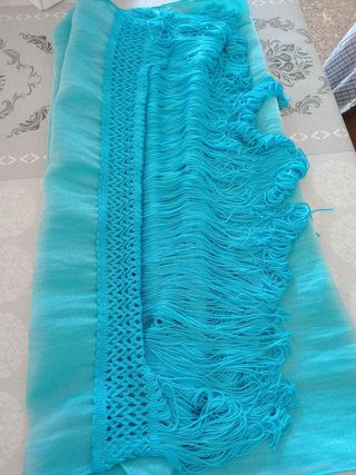 Vestido fiesta turquesa