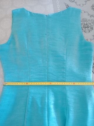 Vestido fiesta turquesa