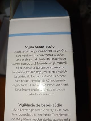 Vigilabebés Audio BBEST - Monitor Bebé