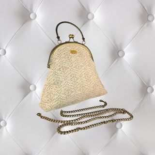 Bolso Angela Estilo Retro Chic/Hecho a Mano/Unico