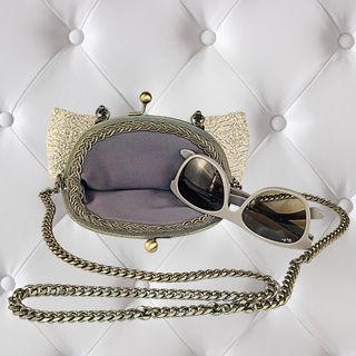 Bolso Angela Estilo Retro Chic/Hecho a Mano/Unico