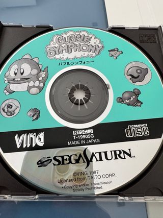 Bubble Symphony Sega Saturn SS Jap