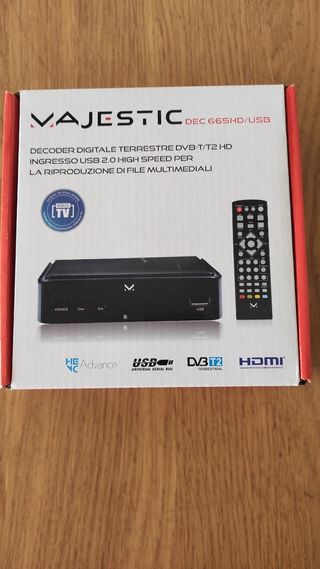 Decodificador TDT Majestic DEC665HD/USB