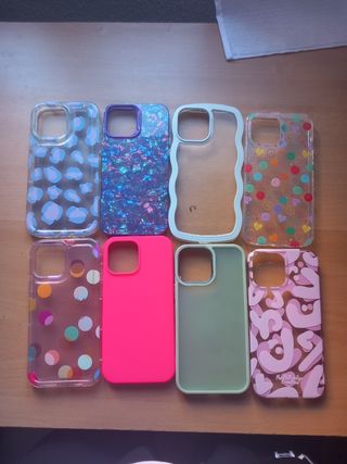 Fundas iPhone 13 Pro Max - 8 unidades