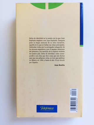 NOVELA "SEÑAS DE IDENTIDAD" DE JUAN GOYTISOLO