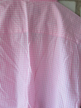 Camisa hombre Renoir cuadros rosa XL